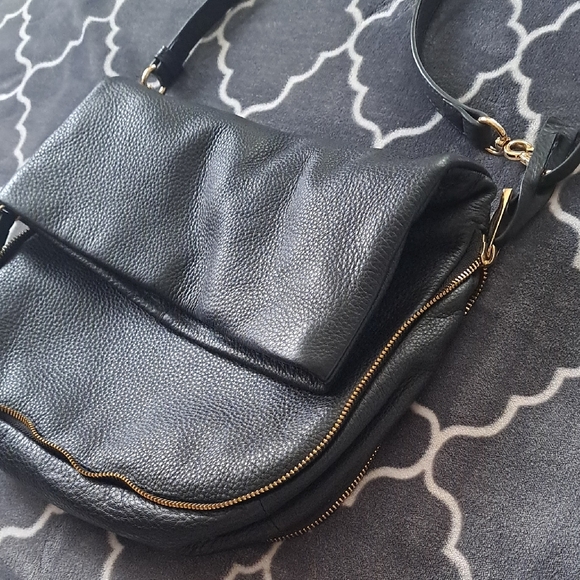 Vince Camuto Black Leather Crossbody Bag - Picture 4 of 15